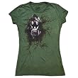 WWE Randy Orton Gas Mask Junior's T-shirt, Dark Green