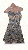 It Figures! Slender Thighs Collection - Animal Print Floral Swimdress Swimsuit RETAIL VALUE $99