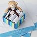 Honey Bear Sweet Baby Boy Gift Set with Three Embroidered Burp Cloths and Cha (Set of 12)