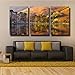 Gardenia Art - Hillside and Lake Under Sunshine Canvas Prints Modern Wall Art Paintings Artwork for Room Decoration,16X24 inch, Unframed