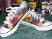 Handpainted Tie Dye Canvas Sneakers for Infants Thru Adults