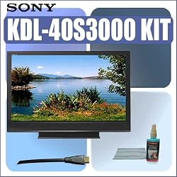 Sony Bravia KDL-40S3000 40 Inch 720P 1080i LCD HDTV Accessory + Outfit - Sony AKDL40S3000K1