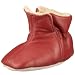 Playshoes Lederslipper gefüttert 101751, Unisex - Kinder Babyschuhe, rot, (rot 8), EU 20/21