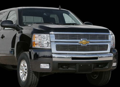 2007 Chevrolet Silverado HD 2500/3500 Billet Grille Insert Overlay for New Body Style Chevy