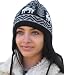 Handmade Traditional Alpaca Natural Fiber Hat with Earflaps - Andean Black an...