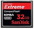 Sandisk 32GB Extreme CF memory card - UDMA 60MB/s 400x (SDCFX-032G-P61, Retail Package)