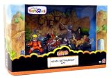 Naruto Mattel 3 Inch PVC 6-Piece Ninja Battleground Game