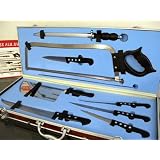 Pradel Excellence K50406 Valise du Boucher: 1 Fusil + 1 Scie + 1 Couperet + 5 Couteauxpar Pradel Excellence