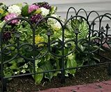 AMES TRUE TEMPER 2402100 DECORATIVE CORNER FENCE - BLACK