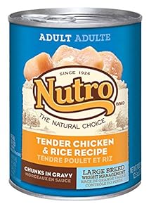 The Nutro Company Large Breed Weight Management for Dogs with Chicken and Rice Formula, 12.5-Ounce