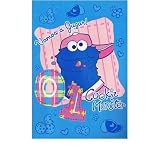 Cookie Monster Sesame Street Twin Size Plush Mink Blanket