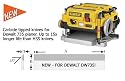 CPJK-041, Carbide Tipped Planer Replacement Knife For Dewalt DW 735 Planer Qty 3 In Set
