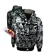 Kapuzen Zip-Weste New York Yankees schwarz/silber