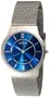 Skagen Men's 233LTTN Blue Face Titanium Mesh Bracelet Watch