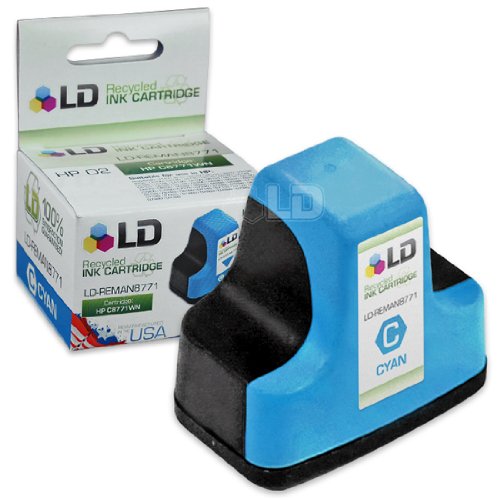 LD © Remanufactured Replacement Ink Cartridge for Hewlett Packard C8771WN (HP 02) Cyan On Sale