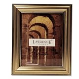 Lawrence Frames Antique Silver Wood 4x5 Picture Frame - Classic Design