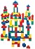 Maxim Color Building Blocks, 100-Pieces