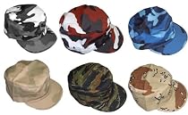 Camouflage Army/Military Fatigue Caps - Camo Patrol Caps - Various Colors & Sizes! SUPER SALE!!!