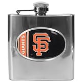 San Francisco Giants MLB 6oz Stainless Steel Flask