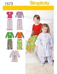 Home: SIMPLICITY 1573 CHILDS / TODDLERS ROBE, PANTS & TOP (SIZE 1/2, 1, 2, 3,) BOYS & GIRLS ~SEWING PATTERN - SIMPLICITY