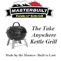 Masterbuilt 10040607 14-Inch Portable Tabletop Kettle Grill