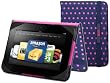 BUILT Slim Folio Standing Case for Kindle Fire HD 7-Inch, Mini Dot Navy