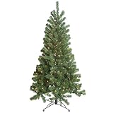 Barcana 4-Foot 300 Clear Light Ready Trim Wrap Around a Corner Upside Down Christmas Tree