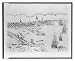 Historic Print (L): The town of Boston in New England and British ships of war landing their troops! 1768