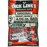 Jack Link's Beef Jerky, Original, 4.05-Ounce Bags (Pack of 3)