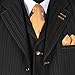 Milano Moda Fancy Stripe High Fashion Suit with Vest & Pants 5267