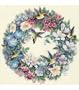 Cross Stitch Kit Hummingbird Wreath Dimensions Gold Collection