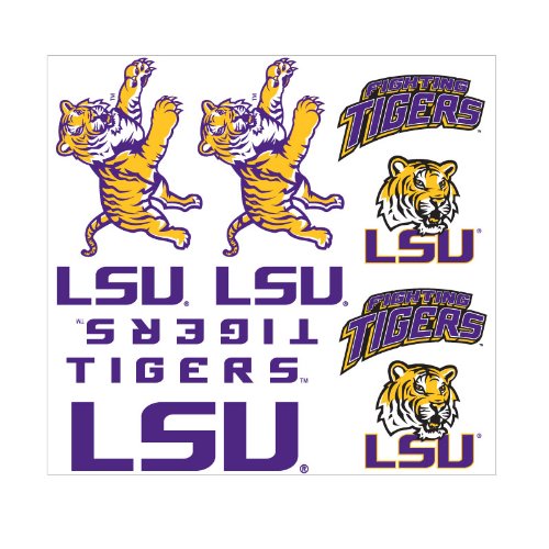 LSU Tigers Stickers- Reusable!