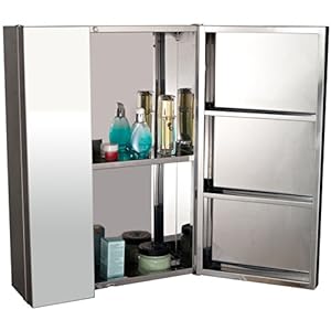 Armoire miroir rangement toilette salle de bain meuble mural double