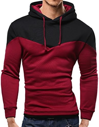 ASL Men's Hipster Cozy Pullover Hooded Athletics Sweaters Tops 3 M