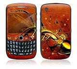 Orange Rose Design Decal Skin Sticker for BlackBerry Curve 8500 Cell Phone