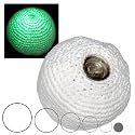 Knitted Glow footbag (hacky sack) - green
