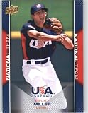 2009-10 Upper Deck USA Baseball Card # USA-17???? ??Brad Miller Rookie / Prospect Team USA - National Team / Clemson ) MLB Trading Card in Protective Screwdown!