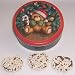 Scott's Cakes 1 lb. Milk Chocolate Covered Pretzel with White Chocolate Chips in a Teddy Bear Tin