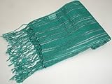 IMAGE OF Striped Pashmina shawl wrap with sparkly glitter thread. Beautiful striped unique designs. 1288 Green