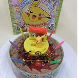 ★ポケットモンスター・キャラデコ・チョコ生クリーム苺デコレーションケーキ５号スライス苺2段サンド(バースデーオーナメント・キャンドル６本付き）