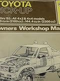 Toyota pick-up owners workshop manual