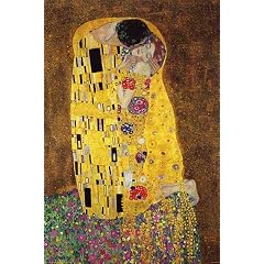 Empire 105790 Klimt, Gustav The Kiss, Der Kuss Poster, Plakat ca. 91,5 x 61 cm