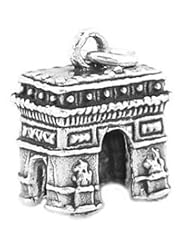 Sterling Silver Larc De Triomphe Paris Charm