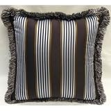 Qty: 2 - 18 Designer Throw Pillows (White Goose Down)