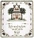 "As For Me And My House" Spiritual Biblical Quote Afghan Throw 48" x 60"