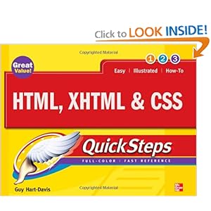 HTML, XHTML & CSS QuickSteps  - Guy Hart-Davis