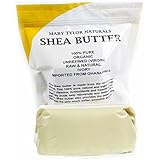 Organic Unrefined Raw Ivory Shea Butter By Mary Tylor Naturals 1 Lb (16 Oz) Grade A. Amazing Quality Unrefined Shea Butter!