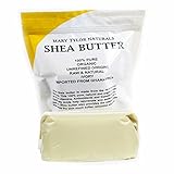 Organic Unrefined Raw Ivory Shea Butter By Mary Tylor Naturals 1 Lb (16 Oz) Grade A. Amazing Quality Unrefined Shea Butter!