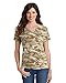 Port & Company LPC54VC Ladies V-Neck Camo Tee