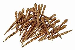 Club Pack of 36 Mocha Brown Shatterproof Icicle Christmas Ornaments 5"